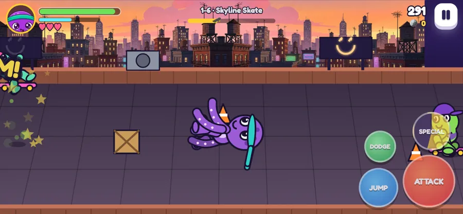 Skateboard chase